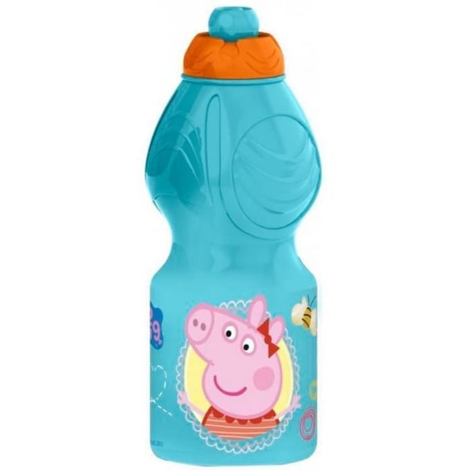 Gourde de sport - Nickelodeon - Peppa Pig - 18 x 6 cm - 400 ml - PVC alimentaire