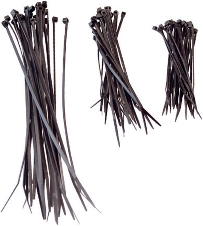 Kabelbinders Assortiment Zwart – 75 Stuks – 100/150/200 mm – Nylon – TOOLTECH