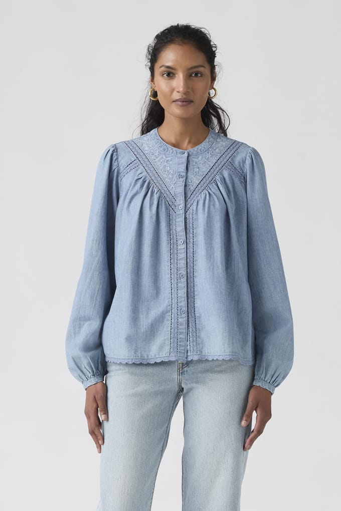 Levi's Cleo Long Sleeve Blouse Taglia: M | Maglie a manica lunga Outlet | Donna