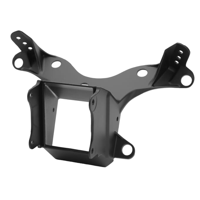 Support de Carénage Avant Supérieur en Alliage d'Aluminium Support Sécurisé pour Carénage de Phare pour YZF R6 2006 à gray