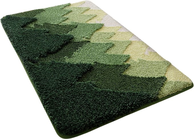 AHD® Badmat - Badmat Antislip - Douchemat - Groen - 60cm x 40cm x 2cm