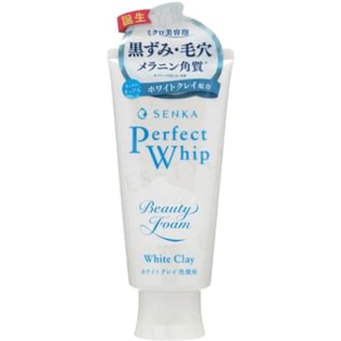 Shiseido - Senka Perfect Whip White Clay Beauty Face Foam 120g