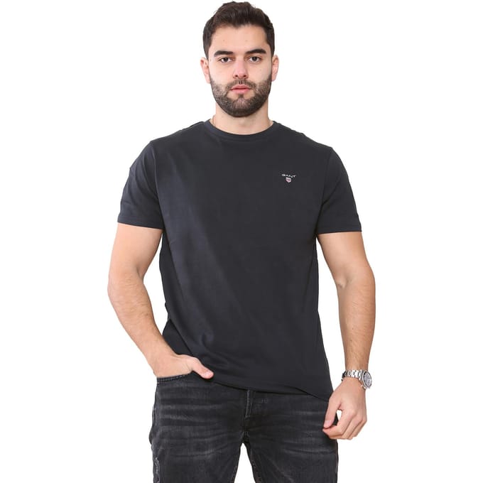 Gant Heren T-shirts - Zwart