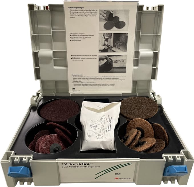 3M Scotch Brite SCD kofferset art. 7480K - Prijs per koffer ( inhoud zie beschrijving)