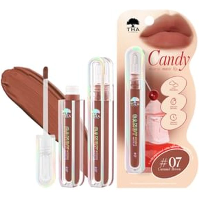 THA - Candy Mousse Matte Lip 07 Caramel Brown
