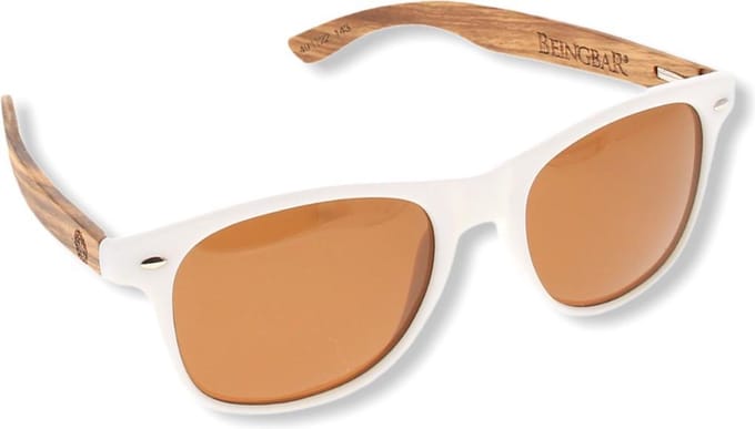 BEINGBAR Eyewear "Model 33" Sustainable Bamboo Sunglasses
