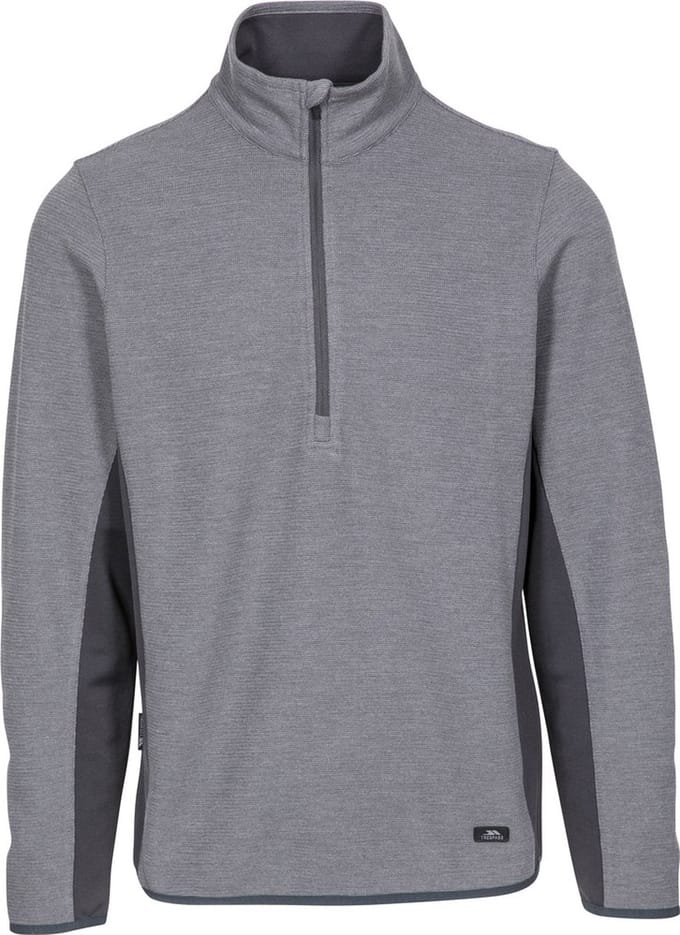 Trespass-hoodie / -sweatshirt Wotterham - Gebreid herenhemd Storm Grey