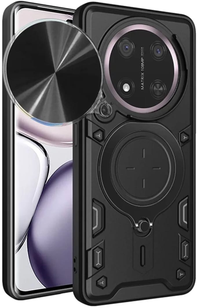 Hoesje geschikt voor HONOR Magic7 Lite/X9c - Techsuit CamGuard Pro Back Cover - Zwart