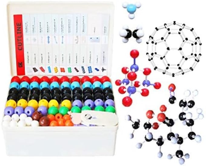 Moleculaire Modelbouwset voor Scheikunde - 444 Delen Educatieve Kit