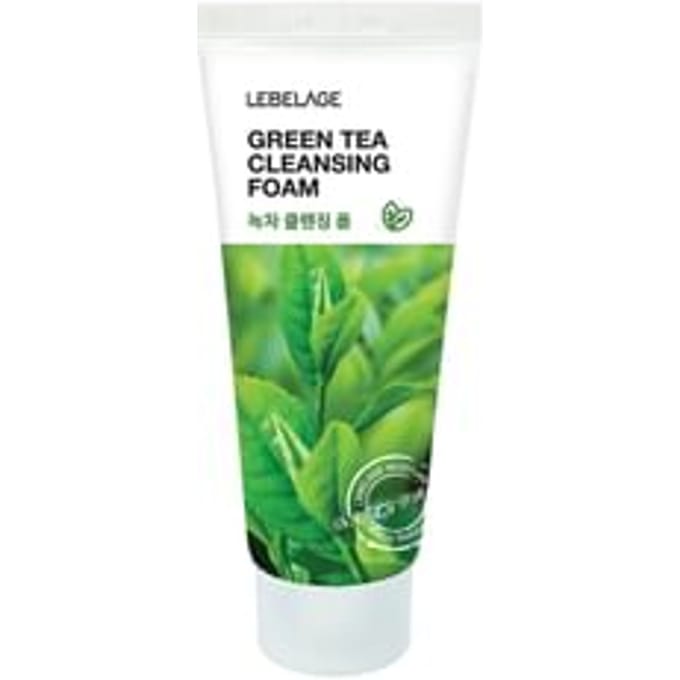 LEBELAGE Groene Thee Reinigingsschuim 100ml green