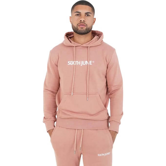 Geborduurde hoodie Sixth June