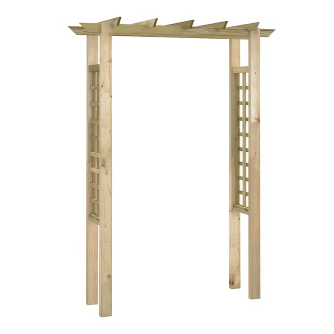 vidaXL - Rozenboog - 150x60x204 - cm - geïmpregneerd - hout