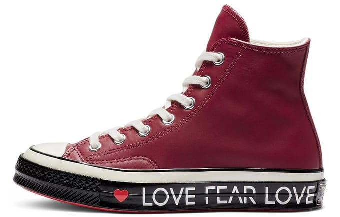 Chuck 70 Dames Converse Hi 'Love Graphic' Dames 563472C 39.5 brown