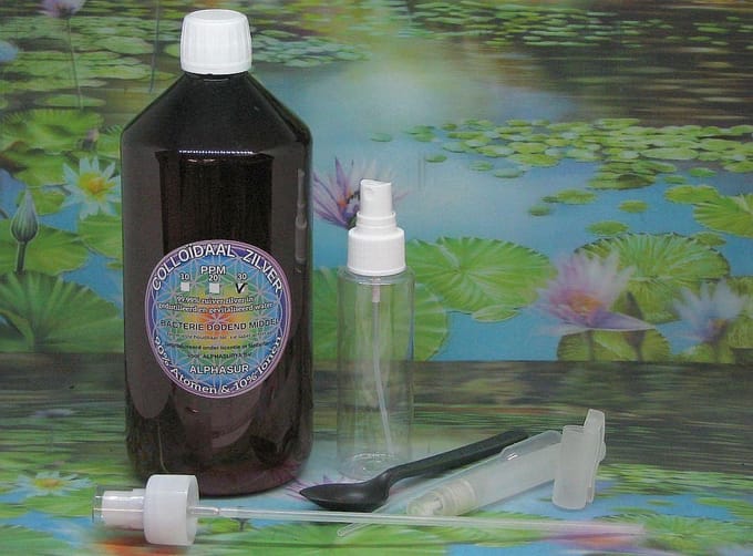 Colloïdaal zilver 1000 ml 30 PPM (90% atomisch / 10% ionisch)