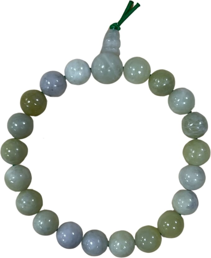 Jade Serpentijn powerbead armband