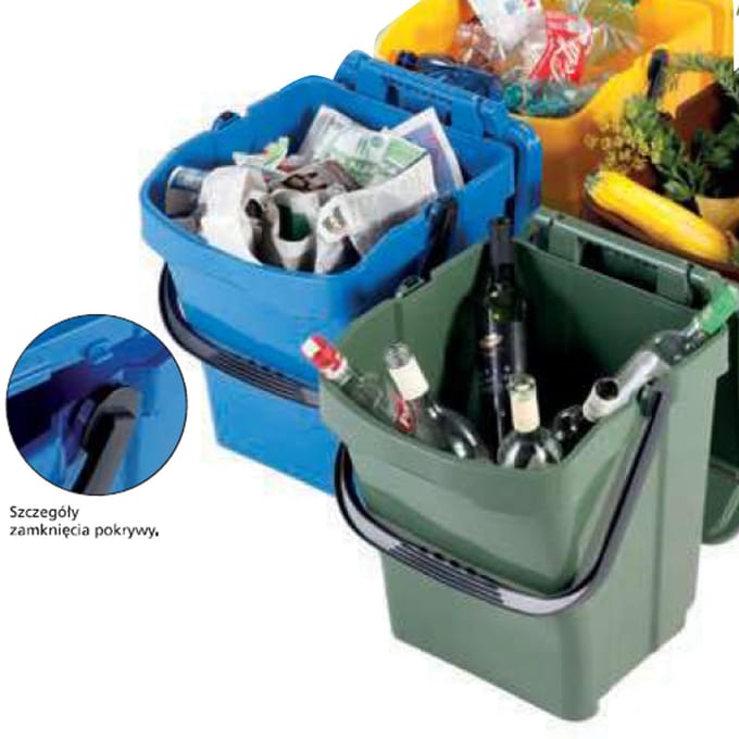 Sartori Ambiente URBA PLUS 7203-5 - Compostbak - 40L - Bruin - Stapelbaar