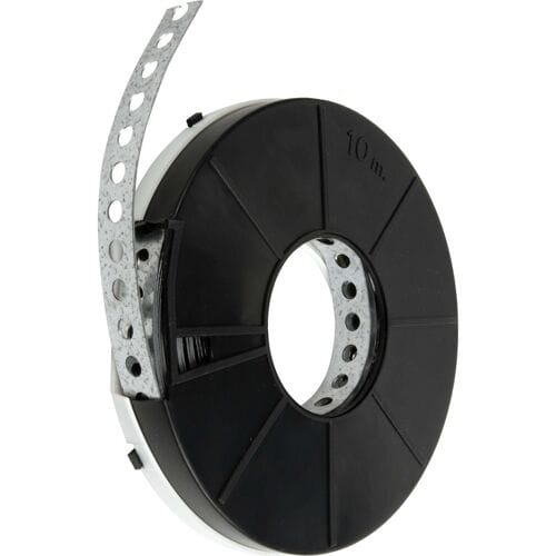 Bandijzer - recht - geperforeerd - verzinkt - 12 x 0.70 mm (10 m)
