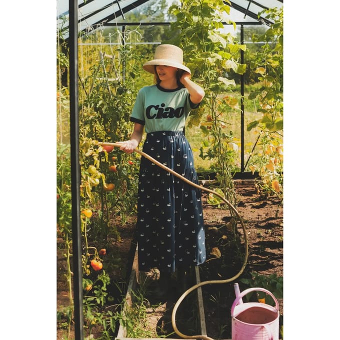 T-shirt dames She is Sunday Ciao