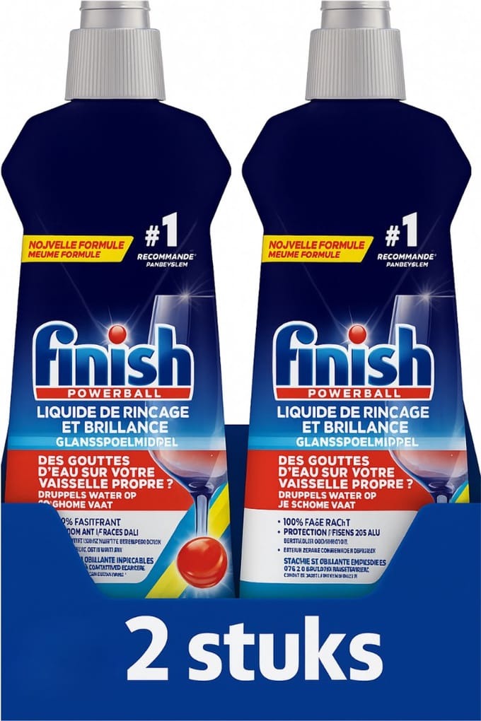 Finish Glansspoel Lemon 800ml - 2 Stuks - Voordeelverpakking