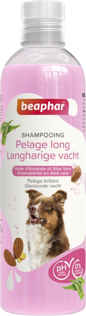 6x Beaphar Shampoo Hond Langharige Vacht 250 ml