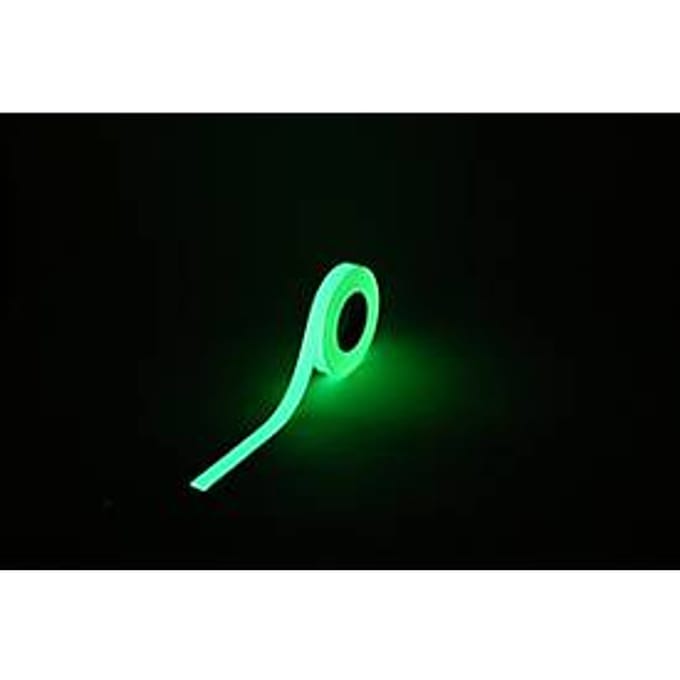 Folietape, lichtgevend, 25 m x 25 mm