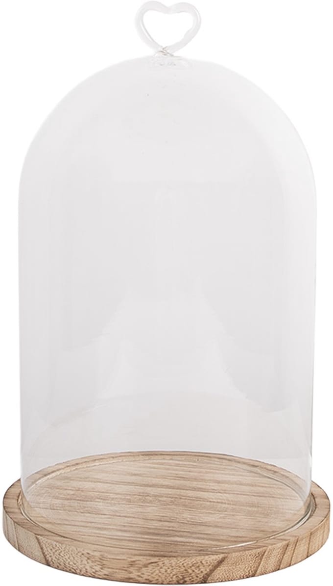 Clayre & Eef Stolp Ø 17x27 cm Transparant Glas