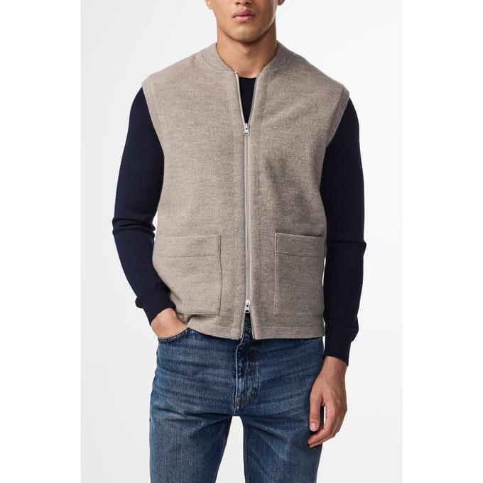 NN.07 Boiled Hybrid/blazer Khaki Beige Taglia: S | Giacche Outlet | Uomo | Marrone