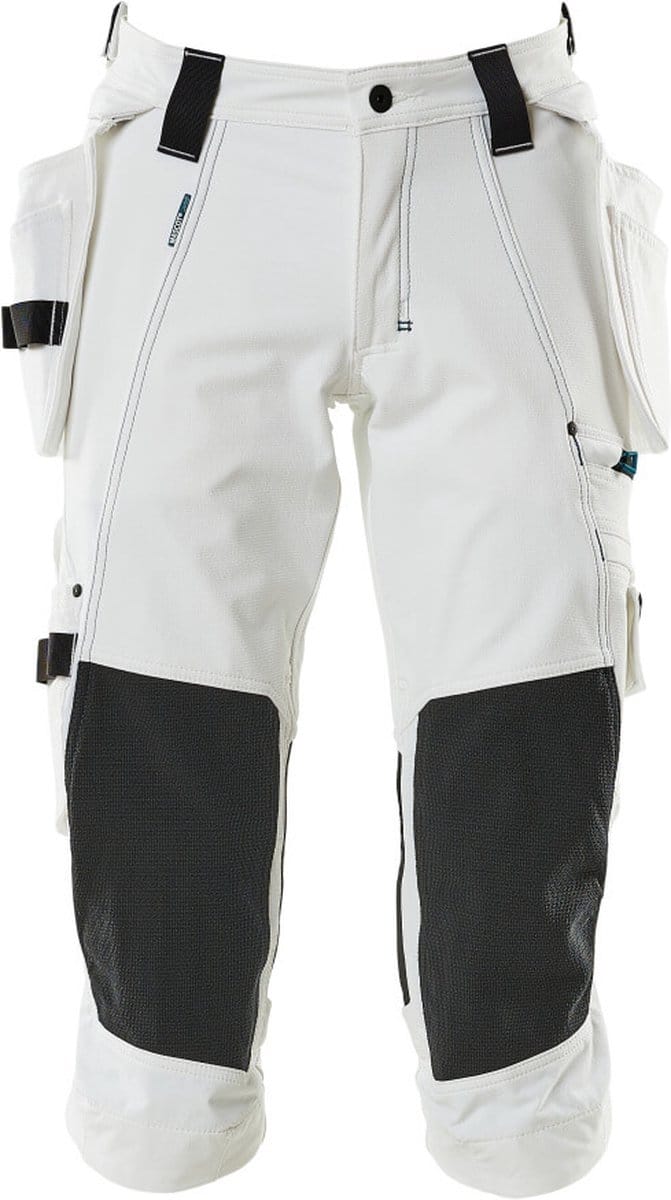 Mascot Advanced Driekwart broek met spijkerzakken 17049-311 - Wit - C54