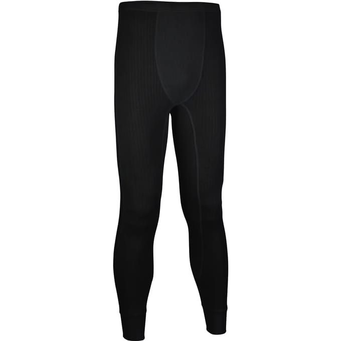 Avento Thermobroek - Mannen - Zwart - Maat L - Elastische taille