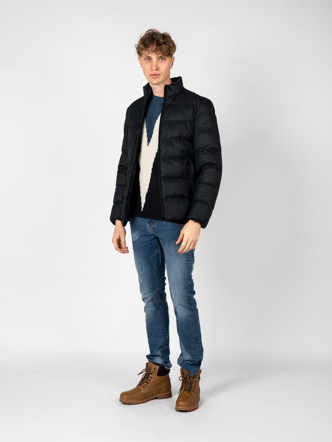 Geox jas Levico Mannen zwart