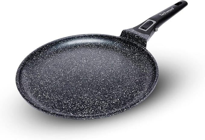 Grote Crêpespan met Steenlook Antiaanbaklaag Ø 28 cm