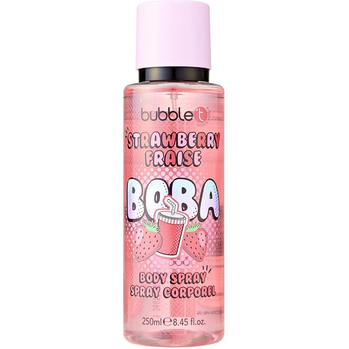 Bubble T Boba Strawberry Body Spray 250 ml