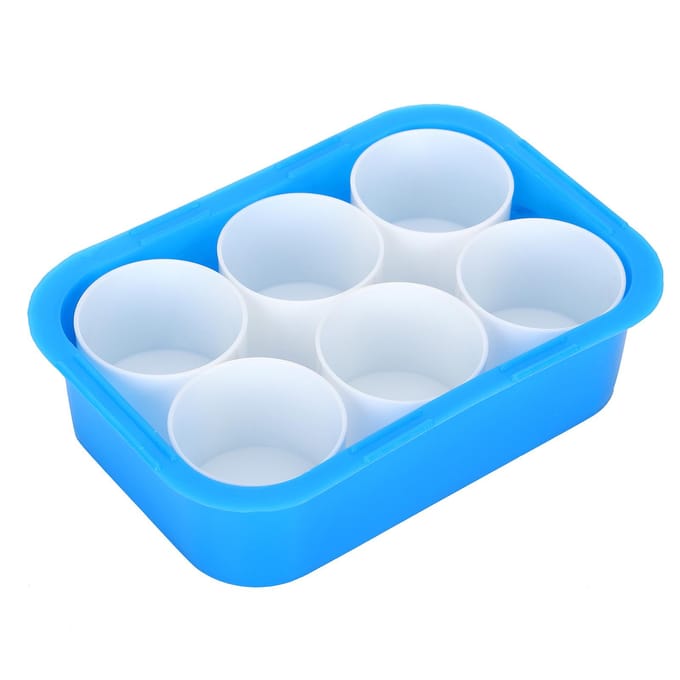6 stuks Verfmengbekers Container Plastic Aquarelcontainers voor het Mengen van Verf white