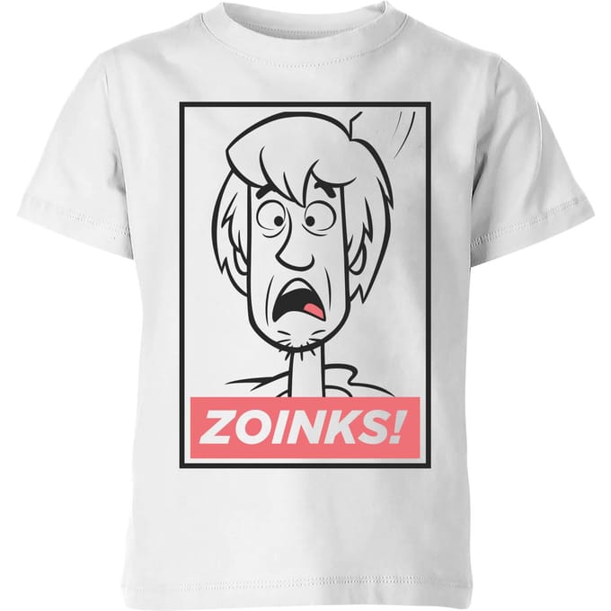 Scooby Doo Zoinks! Kids' T-Shirt - White - 98/104 (3-4 jaar)