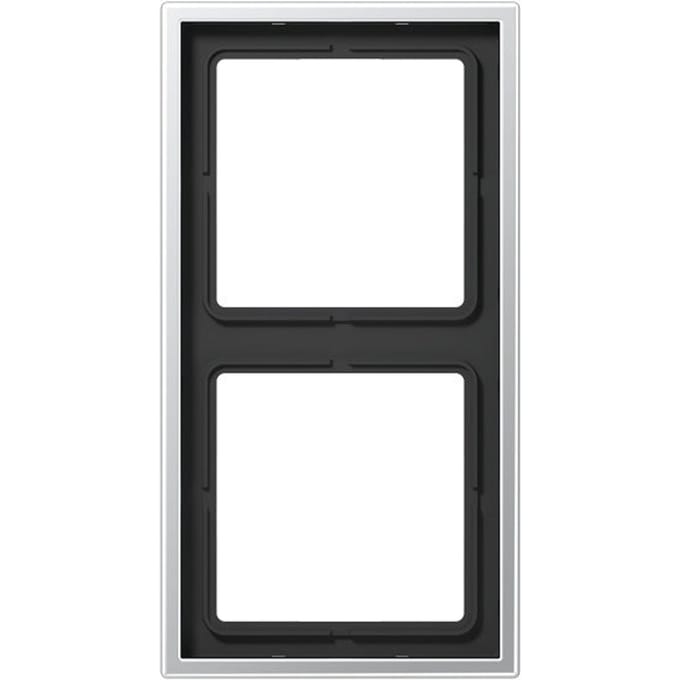 Jung Aluminium/Staal/Chroom Afdekraam Schakelmateriaal - AL2982 - E2DGQ