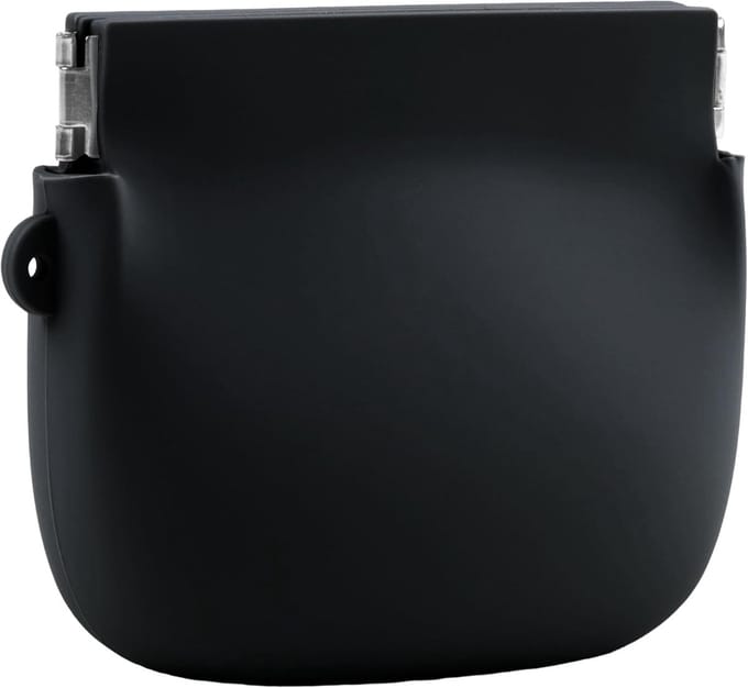Cuhostki 1 Silicone Pop-up Portemonnee - Zwart - 10.4x8 - Compact Muntzakje