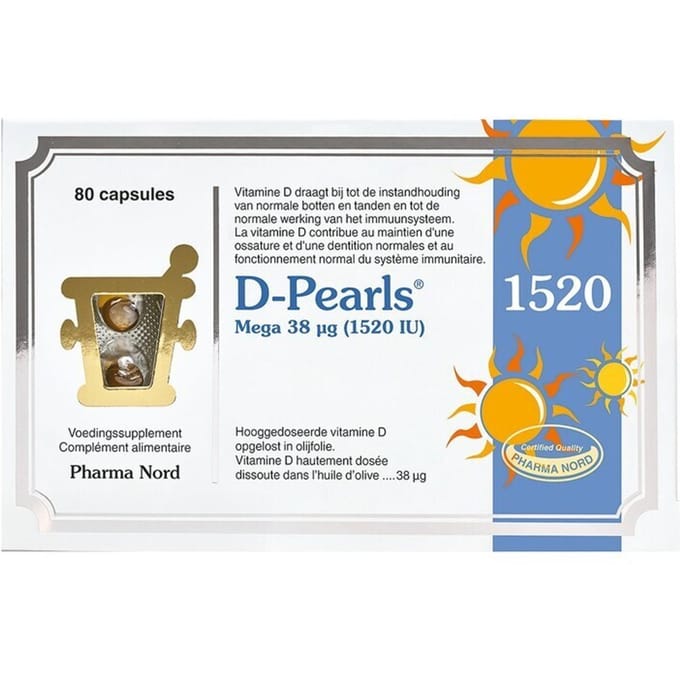 Pharma Nord D-Pearls 1520 IU 80 Capsules