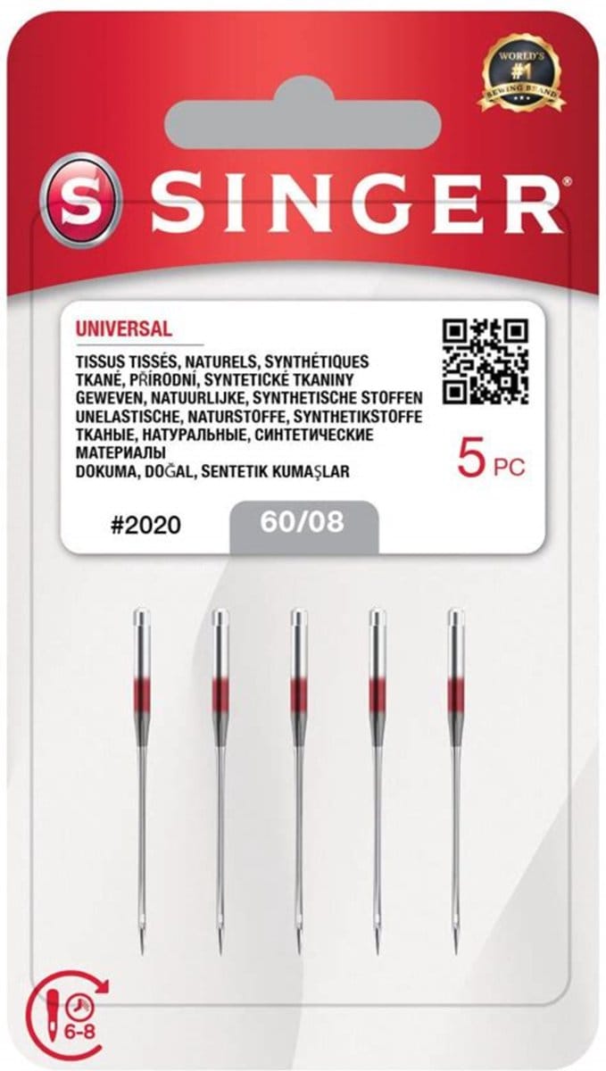 Singer Universal 2020 60 (5 stuks) Naalden