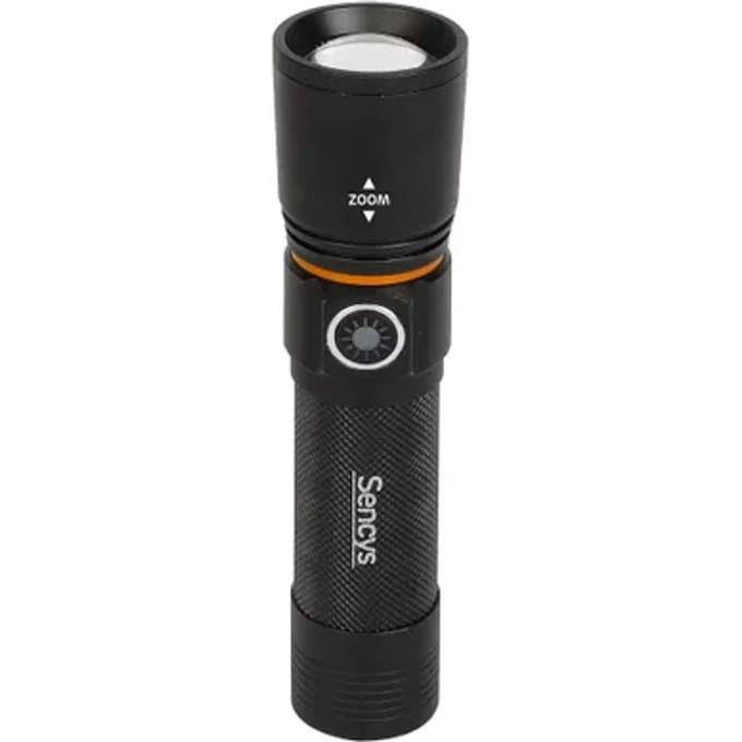 Sencys Zaklamp - 350lm - Oplaadbaar