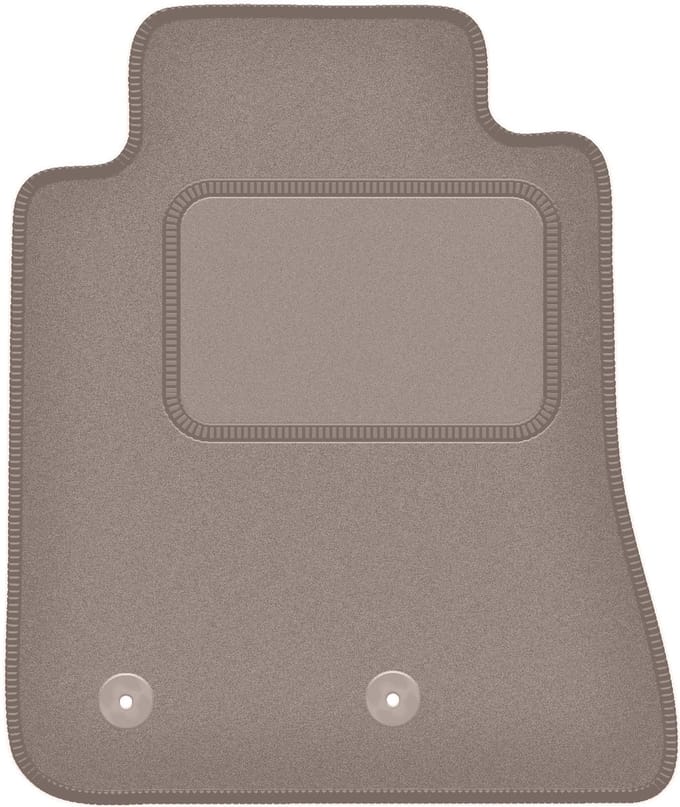 Beige bestuurdersmat voor: Ford Mustang MK6 coupé (2014-)