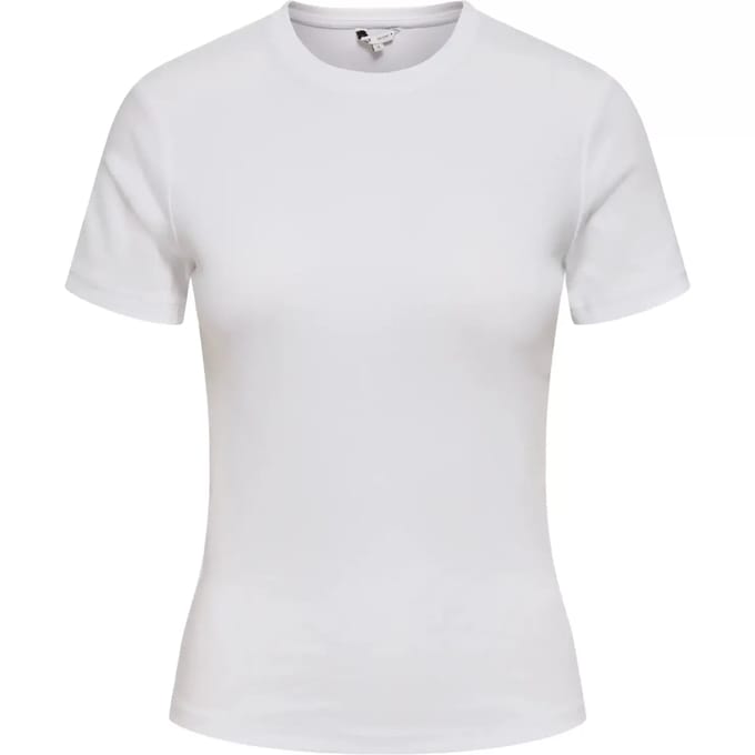 Slim fit t-shirt van katoenmix model 'RILEY'