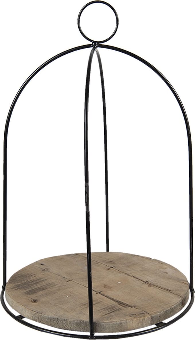 Clayre & Eef Planthouder Ø 28x41 cm Bruin Hout