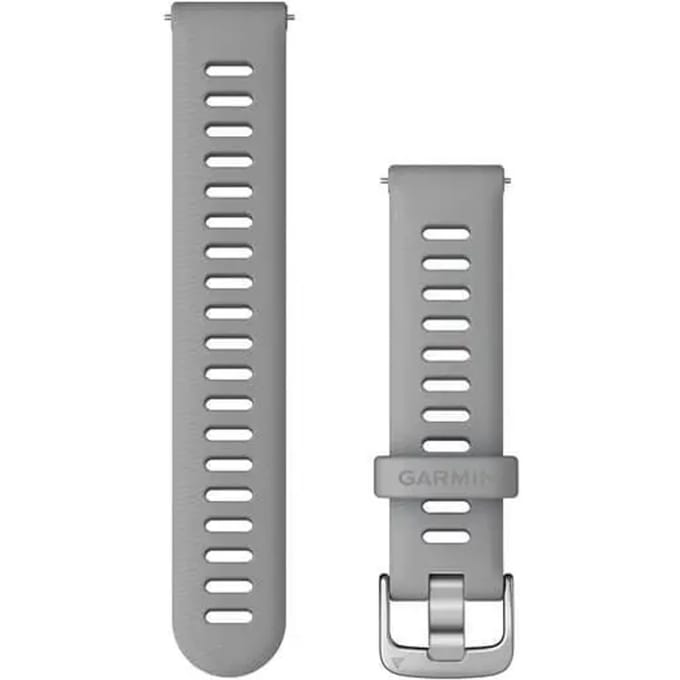 Horloge band met snelsluiting en zilveren gesp Garmin 18 mm