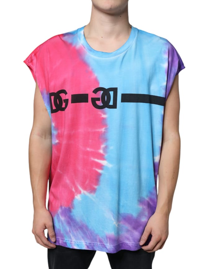 Tiedye Korte Mouwen Crew Neck T-shirt