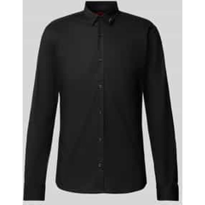 Vrijetijdsoverhemd met labeldetail, model 'Ero'