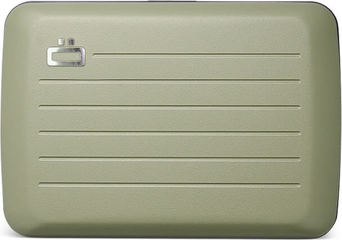 Ogon - Designs Stockholm - Creditcardhouder - Pasjeshouder - V2 - Aluminium - RFID - Mat Groen