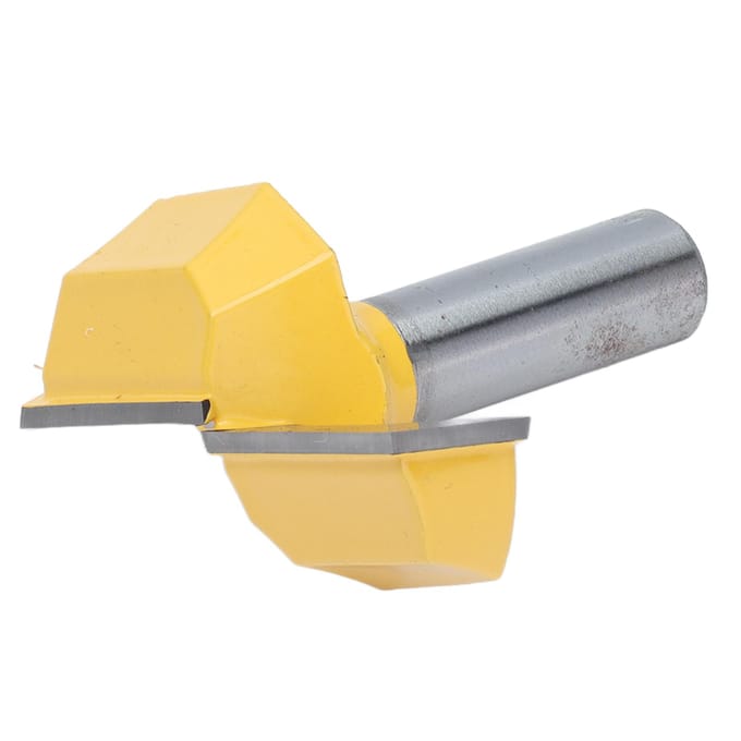 Fraise à défoncer, tige de 12 pouces, diamètre de 57 mm, outil de nettoyage pour le travail du bois