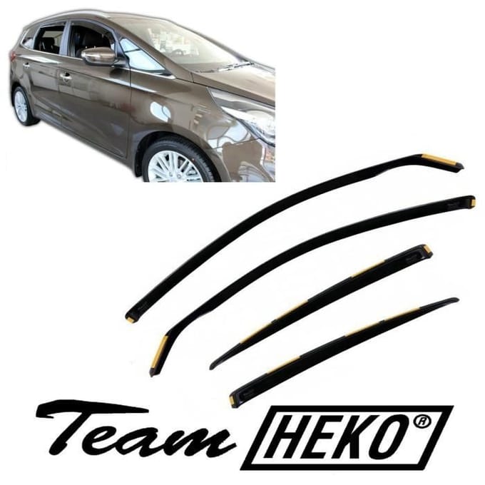 J&J AUTOMOTIVE | Heko Deflecteurs d'air Déflecteurs de Vent Pour Kia Carens 2013-2019