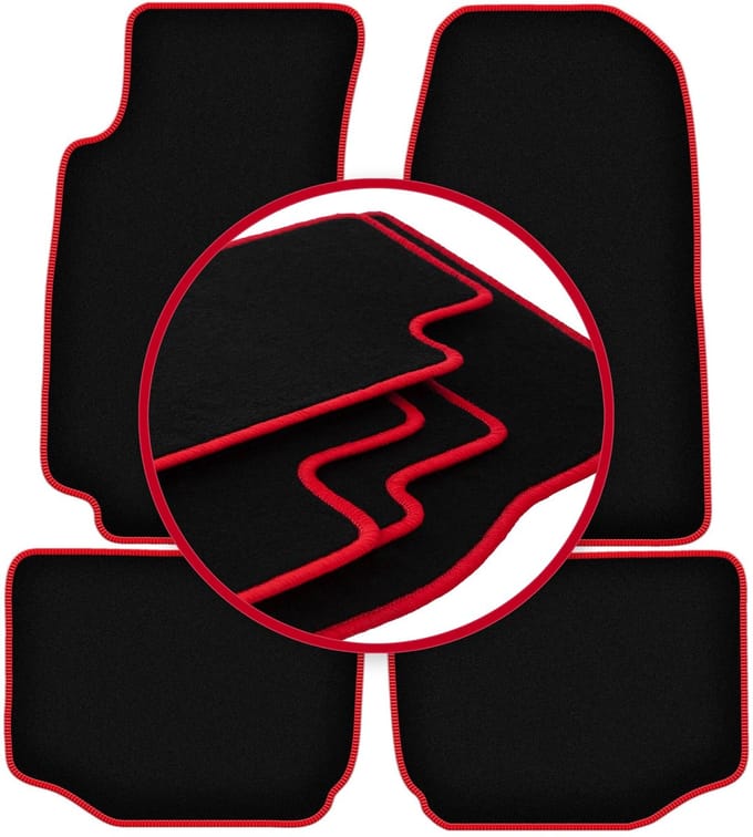 CARLUX-RED automatten voor: Ford Granada sedan (1972-1985)