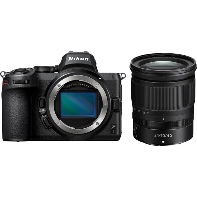 Nikon Z5 Systeemcamera + Z 24-70mm f/4 S Objectief zwart